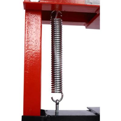 Image showing  12-Ton Capacity Hydraulic Shop Press, red
