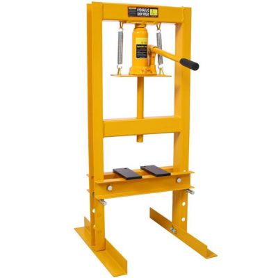 Image showing TMB 6 Ton Hydraulic Shop Press, Yellow