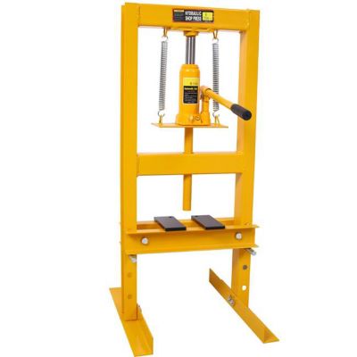 Image showing TMB 6 Ton Hydraulic Shop Press, Yellow