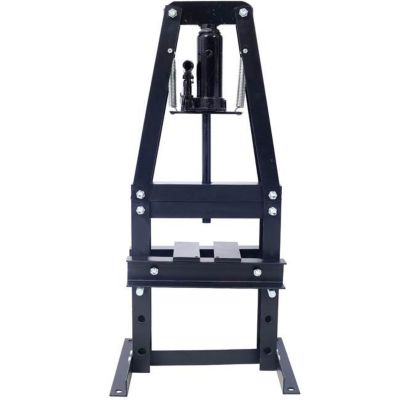 Image showing 4 th TMB 6-Ton Benchtop Hydraulic A-Frame Shop Press with Press Plates, Black