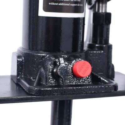 Image showing 7 th TMB 6-Ton Benchtop Hydraulic A-Frame Shop Press with Press Plates, Black