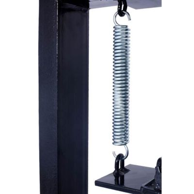 Image showing TMB 6 Ton H-Frame Adjustable Hydraulic Shop Press with Plates, Black