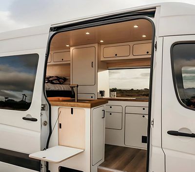 Image showing  RV Kitchen Sink, 16 x 17 x 9in. Undermount Bar Sink 16 Gauge Stainless Steel Single Bowl Workstation Sink