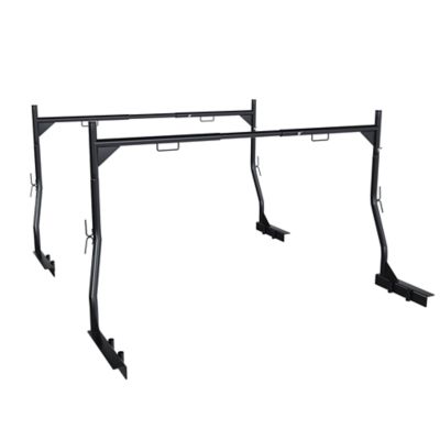 Image showing 6 th Trustmade Rugged Country Truck Rack, 900 lb. Heavy-Duty, No-Drill Mount, 46-71in. Adjustable Steel Hauler for Farm & Ranch