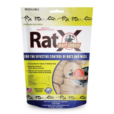 RatX 1 lb. Bait Discs, Non Toxic, Kills All Species of Rats and Mice