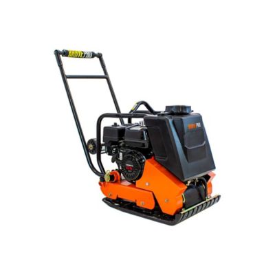 Image showing 9 th Brave Forward Plate Compactor, 16 in., Rubber Mat, Tank, and Wheel Kit, Honda GX160