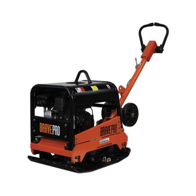 Brave Reversible Plate Compactor, 20 in., Wheel Kit, Honda GX200