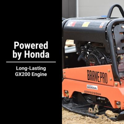 Image showing 10 th Brave Reversible Plate Compactor, 20 in., Wheel Kit, Honda GX200
