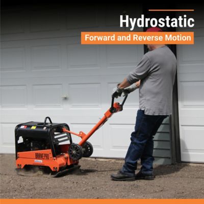 Image showing 11 th Brave Reversible Plate Compactor, 20 in., Wheel Kit, Honda GX200