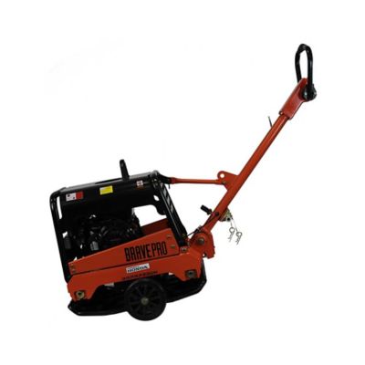 Image showing 12 th Brave Reversible Plate Compactor, 20 in., Wheel Kit, Honda GX200