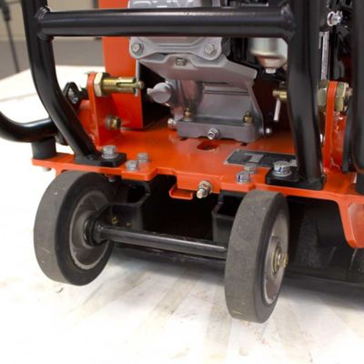 Image showing 5 th Brave Forward Plate Compactor, 20 in., Rubber Mat, Tank, and Wheel Kit, Honda GX160