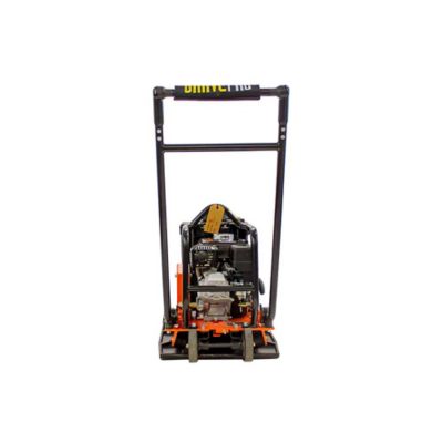Image showing 11 th Brave Forward Plate Compactor, 20 in., Rubber Mat, Tank, and Wheel Kit, Honda GX160