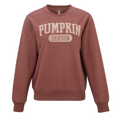 Blue Mountain Women's Pumpkin Season Graphic Fleece Sweatshirt