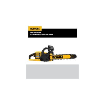 Image showing 9 th DEWALT FLEXVOLT 60V MAX 16in. Brushless Cordless Battery Powered Chainsaw, Tool Only