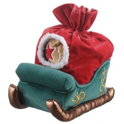 MuttNation Fueled by Miranda Lambert 4-in-1 Sleigh Hide-A-Toy Plush Dog Toy Set