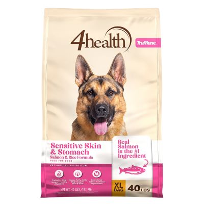 4health All Life Stages Sensitive Skin/Stomach Salmon Recipe Dry Dog Food, 40 lb. Bag