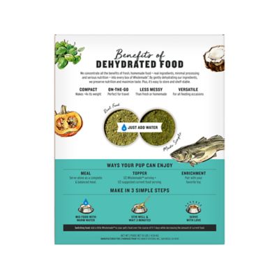Image showing  Grain Free Limited Ingredient Fish Recipe Dehydrated Dog Food, 10 lb. Box
