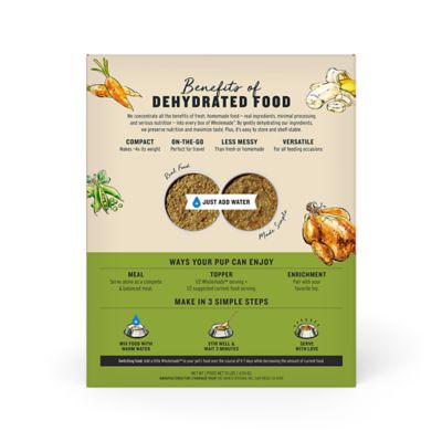 Image showing  Whole Grain Chicken Recipe Dehydrated Dog Food, 10 lb. Box