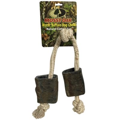 Mossy Oak Water Buffalo Horn & Tug 24 in. Dog Chew