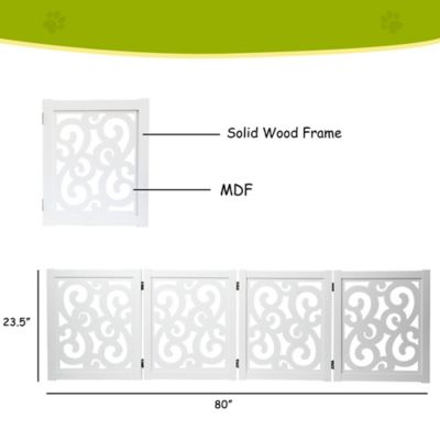 Image showing  Scroll 4 Panel Pet Gate