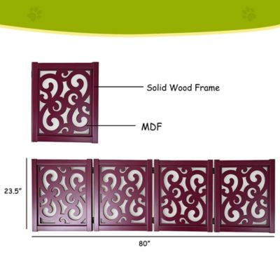 Image showing  Scroll 4 Panel Pet Gate
