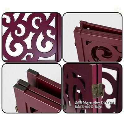 Image showing  Scroll 4 Panel Pet Gate