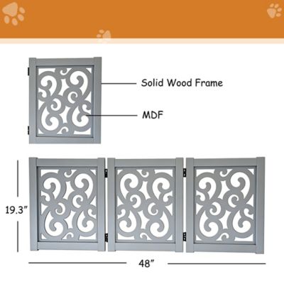 Image showing  Scroll 3 Panel Pet Gate