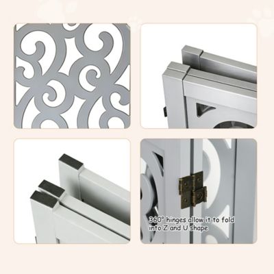 Image showing  Scroll 3 Panel Pet Gate