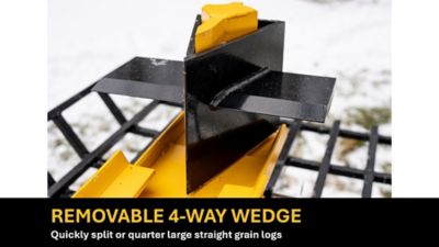 Image showing  35-Ton Log Splitter with Log Lifting Table, with Kohler 277cc 9.5HP OHV Engine