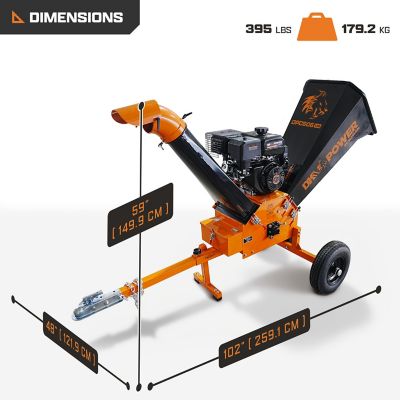 Image showing  Marlon V2 Series 6 in., 15 hp, 420 cc Chipper Shredder