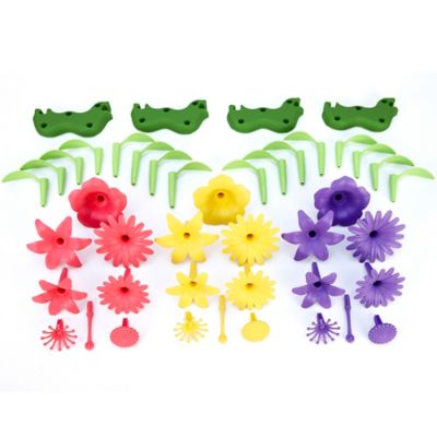 Image showing  Build-A-Bouquet - 44pc Mix & Match Floral Toy Craft Set