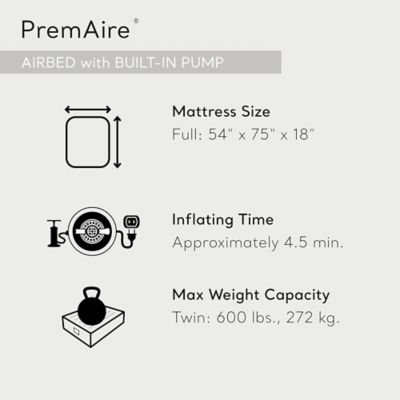 Image showing 4 th Intex Premaire I Elevated Airbed, Full