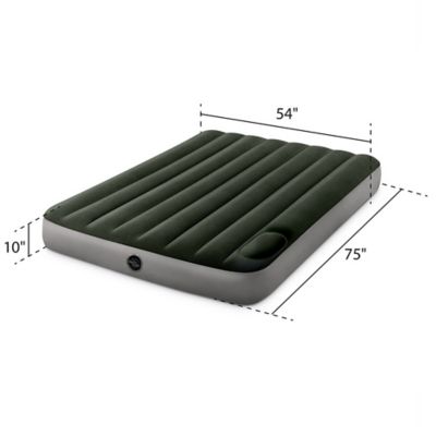 Image showing 1 th Intex Dura-Beam: Downy, Full Airbed, Green