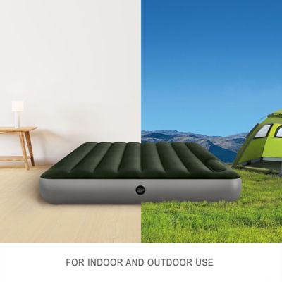 Image showing 4 th Intex Dura-Beam: Downy, Full Airbed, Green