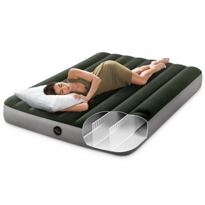 Image showing 7 th Intex Dura-Beam: Downy, Full Airbed, Green