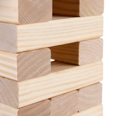Image showing  Giant Stack 'N' Fall, Classic Wooden Block Game