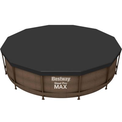 Image showing 8 th Bestway Pool Cover 12 ft. Round
