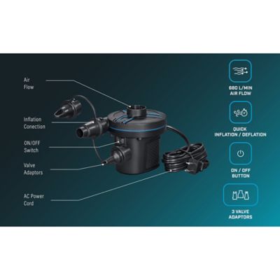 Image showing 2 th Bestway AC Electric Air Pump PowerTouch