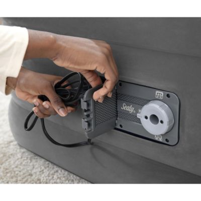 Image showing  Tritech Twin Air Mattress and Headboard