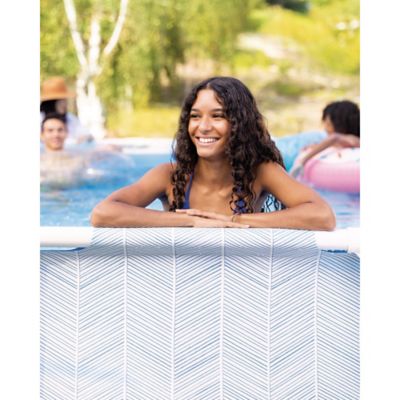 Image showing 3 th Intex Chevron Premium Pool Set, 16 ft.