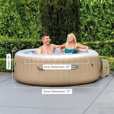 Image showing  Sahara Inflatable Hot Tub Set, 4 Person