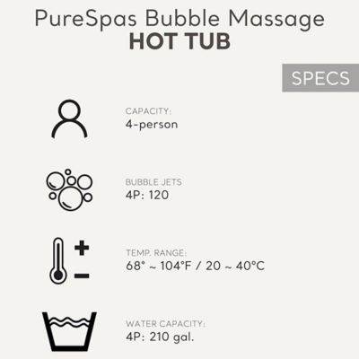 Image showing 5 th Intex Sahara Inflatable Hot Tub Set, 4 Person