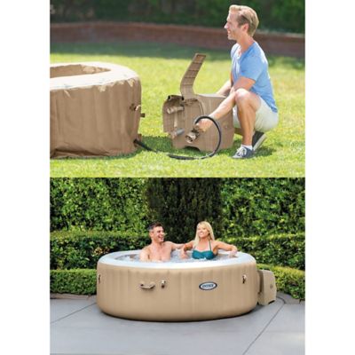 Image showing 7 th Intex Sahara Inflatable Hot Tub Set, 4 Person