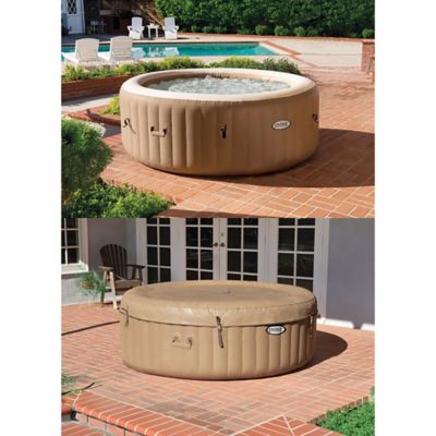 Image showing 8 th Intex Sahara Inflatable Hot Tub Set, 4 Person