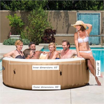 Image showing  Sahara Inflatable Hot Tub Set, 6 Person