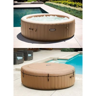 Image showing 8 th Intex Sahara Inflatable Hot Tub Set, 6 Person