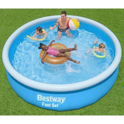 Image showing 2 th Bestway Fast Set Pool Set, Blue