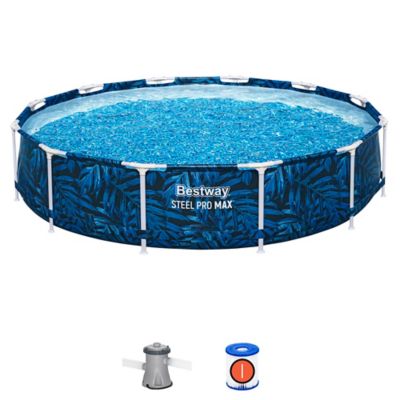Image showing  Steel Pro MAX Pool Set Tropical