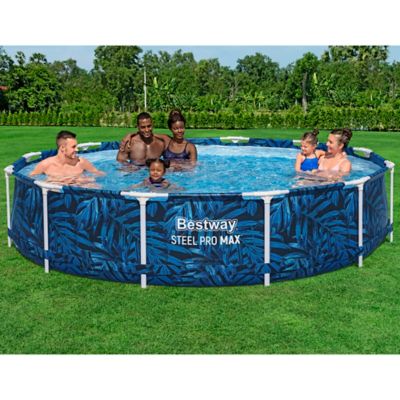 Image showing 5 th Bestway Steel Pro MAX Pool Set Tropical