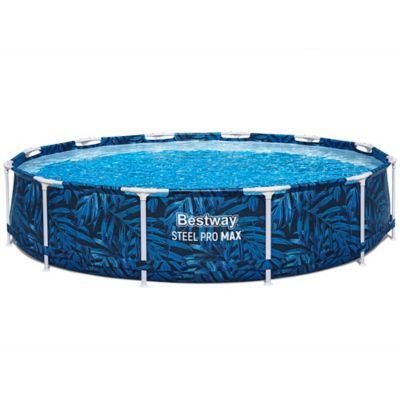 Image showing 8 th Bestway Steel Pro MAX Pool Set Tropical